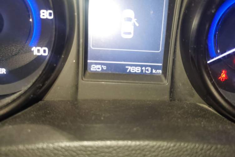 Used CHANGAN CS15EV 2018 350e Odometer Close Up