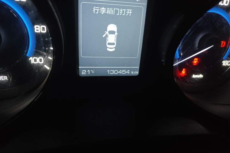 Used CHANGAN CS15EV 2018 350i Odometer Close Up