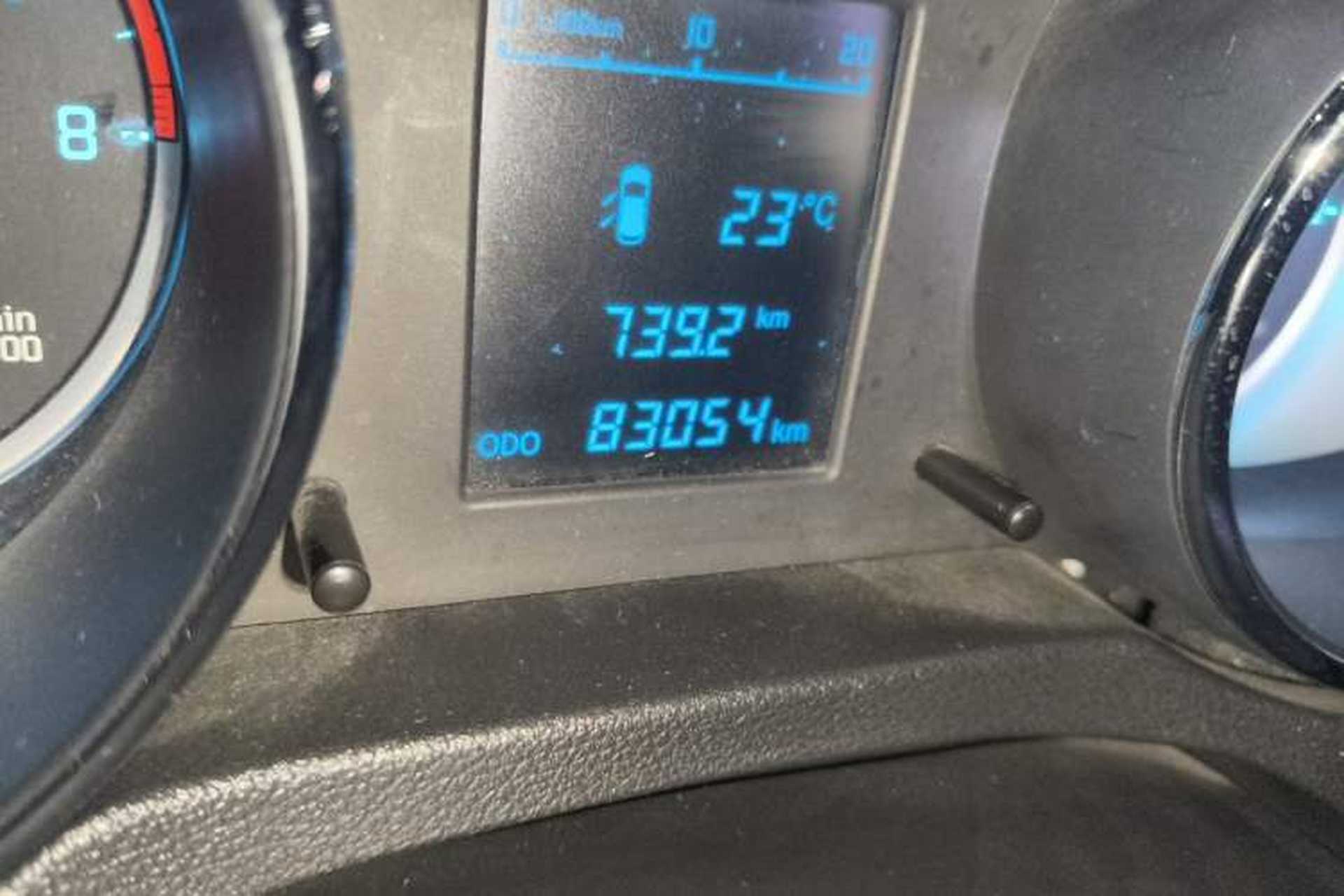 Used CHANGAN CS35 2012 1.6L Manual Comfort Edition China IV Standard Odometer Close Up