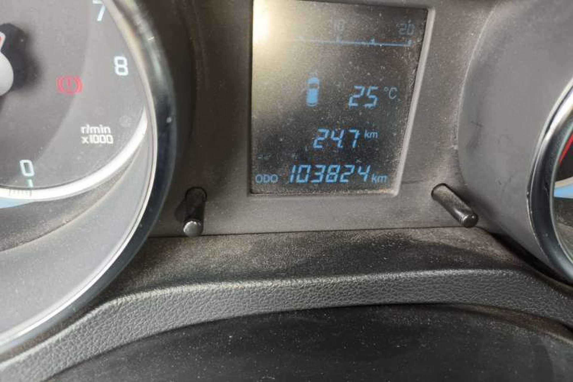 Used CHANGAN CS35 2014 1.6L Manual Luxury Model China IV Standard Odometer Close Up