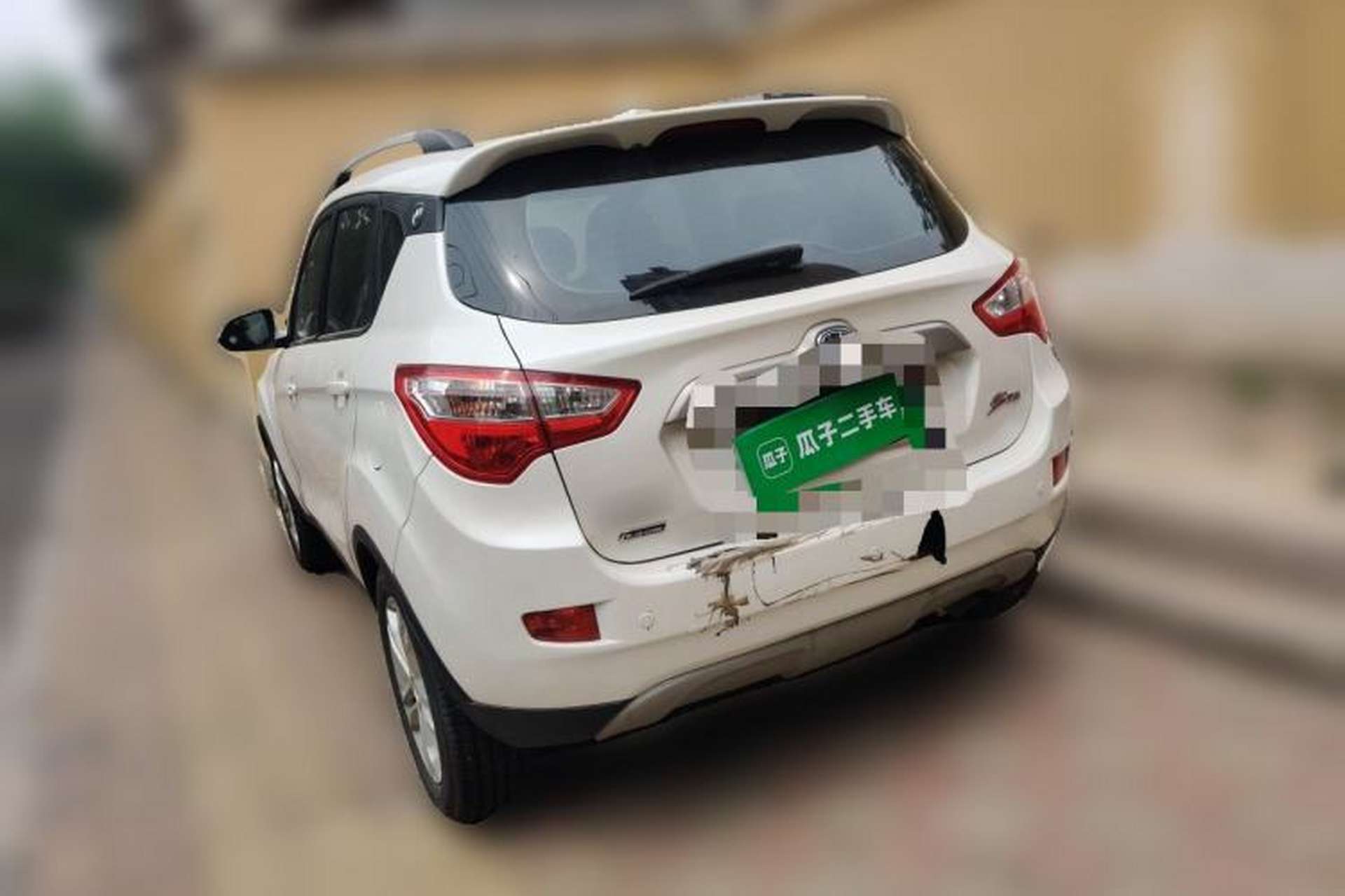 Used CHANGAN CS35 2014 1.6L Manual Luxury Model China IV Standard Rear Left 45 Deg