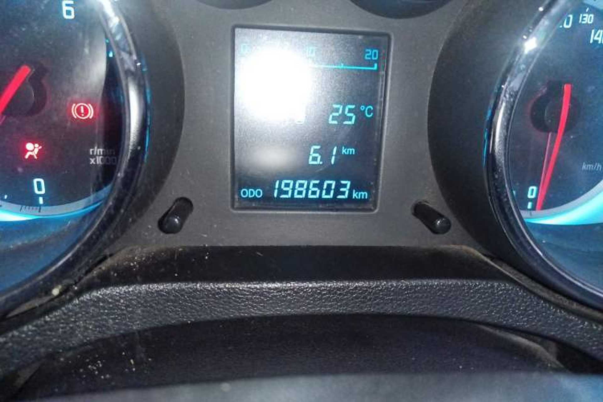 Used CHANGAN CS35 2015 1.6L Manual Luxury Model China IV Standard Odometer Close Up
