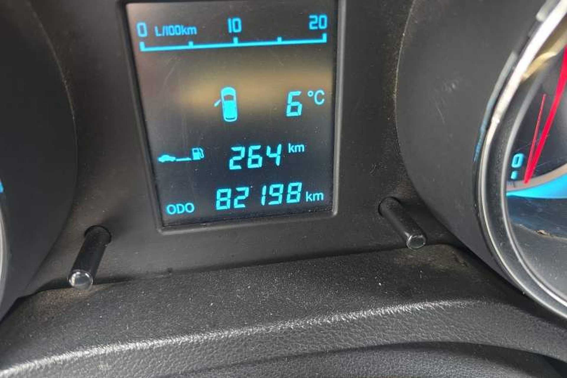 Used CHANGAN CS35 2015 1.6L Manual Luxury Model China IV Standard Odometer Close Up
