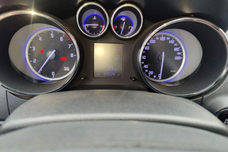 Used CHANGAN CS35 2016 1.6L Manual Luxury Model China IV Odometer Close Up