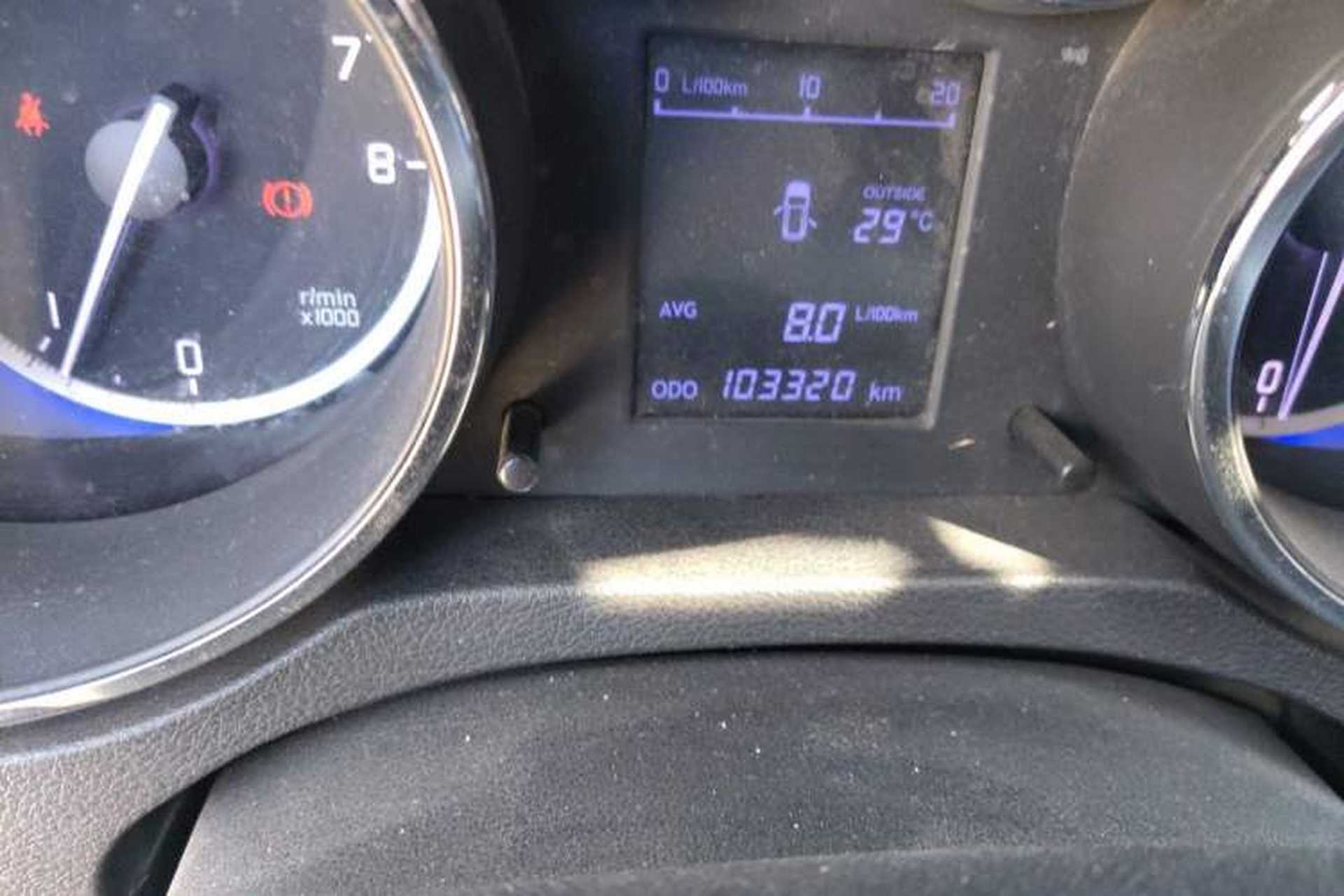 Used CHANGAN CS35 2016 1.6L Manual Luxury Model China IV Standard Odometer Close Up