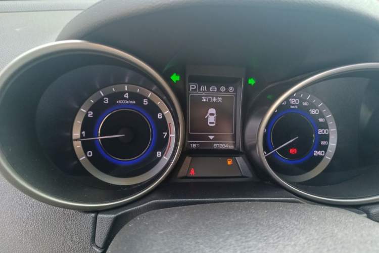 Used CHANGAN CS35 2017 1.6L Automatic Luxury Model Odometer Close Up