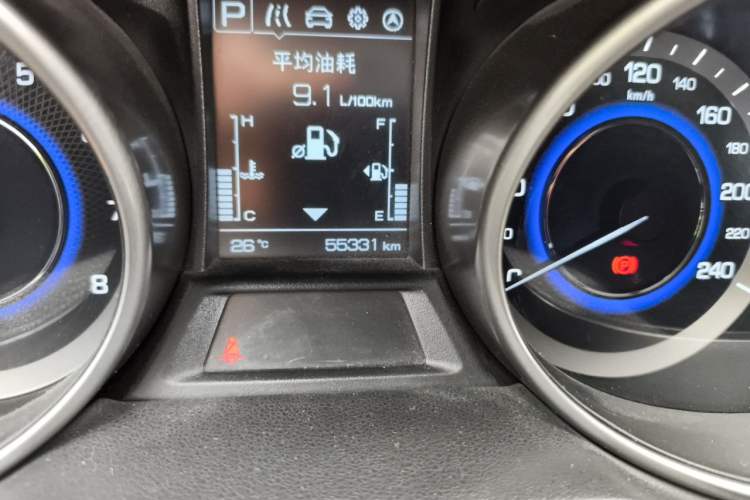 Used CHANGAN CS35 2017 1.6L Automatic Luxury Model Odometer Close Up