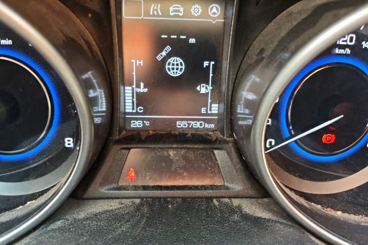 Used CHANGAN CS35 2017 1.6L Manual Luxury Model Odometer Close Up