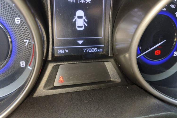 Used CHANGAN CS35 2017 1.6L Manual Luxury Model Odometer Close Up