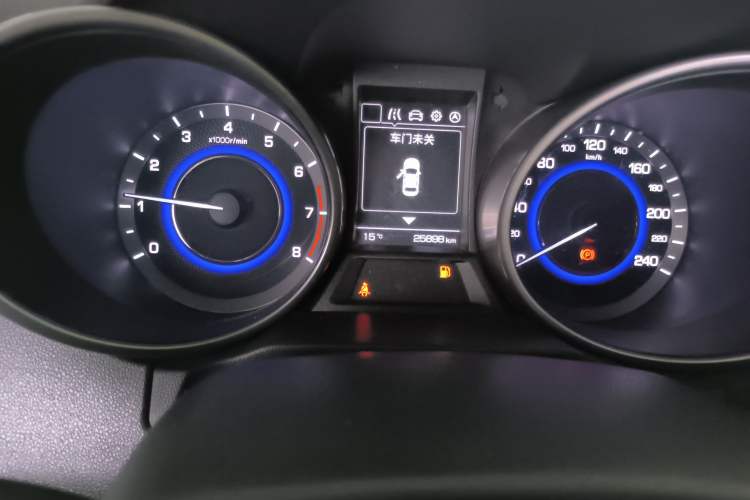 Used CHANGAN CS35 2017 1.6L Manual Luxury Model Odometer Close Up