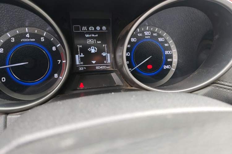 Used CHANGAN CS35 2017 1.6L Manual Luxury Model Odometer Close Up