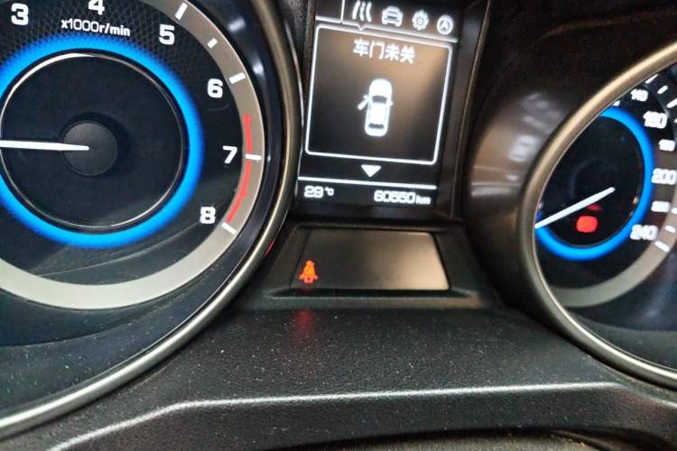 Used CHANGAN CS35 2017 1.6L Manual Luxury Model Odometer Close Up