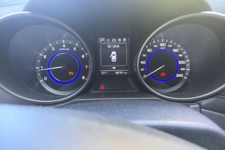 Used CHANGAN CS35 2017 1.6L Automatic Luxury Model Odometer Close Up