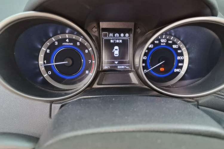 Used CHANGAN CS35 2017 1.6L Manual Luxury Model Odometer Close Up