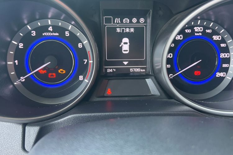 Used CHANGAN CS35 2017 1.6L Manual Luxury Model Odometer Close Up