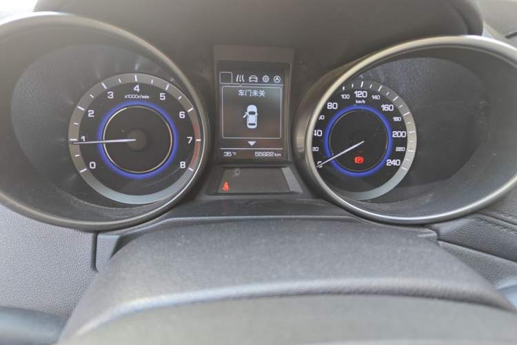 Used CHANGAN CS35 2017 1.6L Manual Luxury Model Odometer Close Up