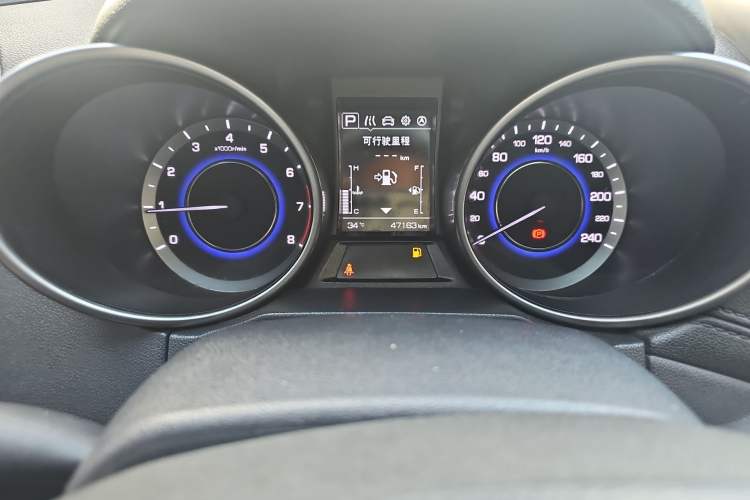Used CHANGAN CS35 2017 1.6L Automatic Luxury Model Odometer Close Up