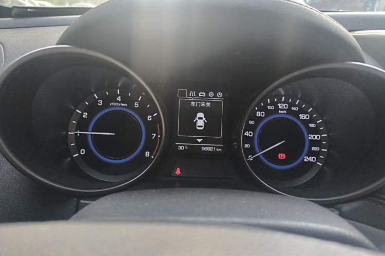 Used CHANGAN CS35 2017 1.6L Manual Luxury Model Odometer Close Up