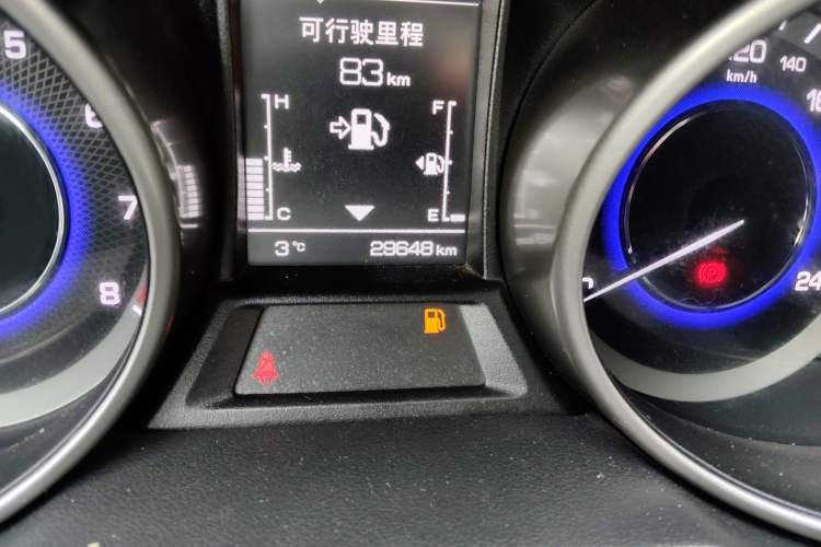 Used CHANGAN CS35 2017 1.6L Manual Luxury Model Odometer Close Up