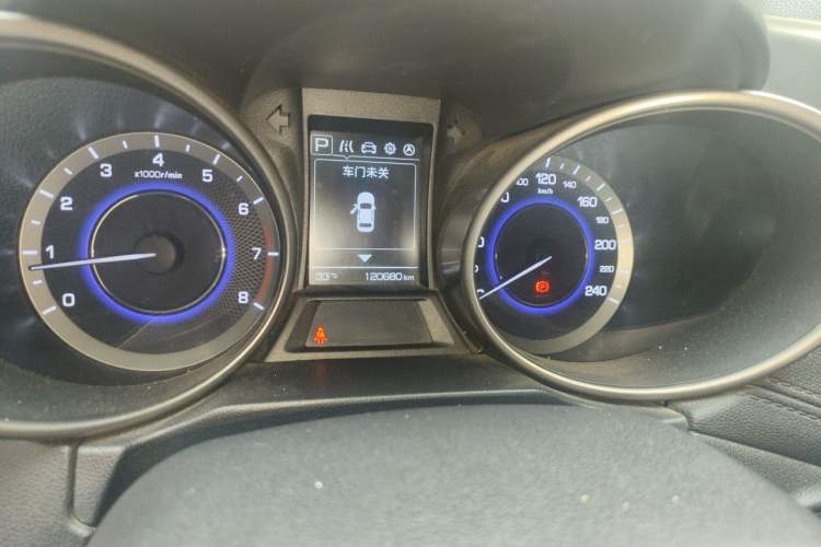 Used CHANGAN CS35 2017 1.6L Automatic Luxury Model Odometer Close Up