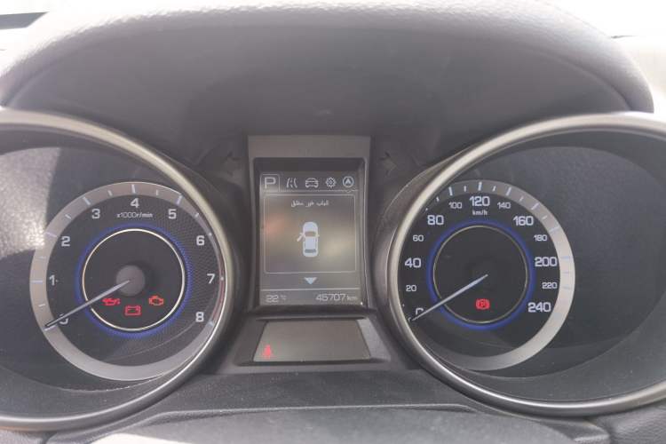 Used CHANGAN CS35 2017 1.6L Automatic Luxury Model Odometer Close Up