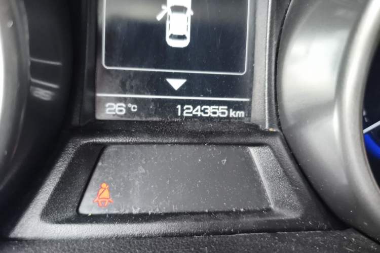 Used CHANGAN CS35 2017 1.6L Manual Luxury Model Odometer Close Up