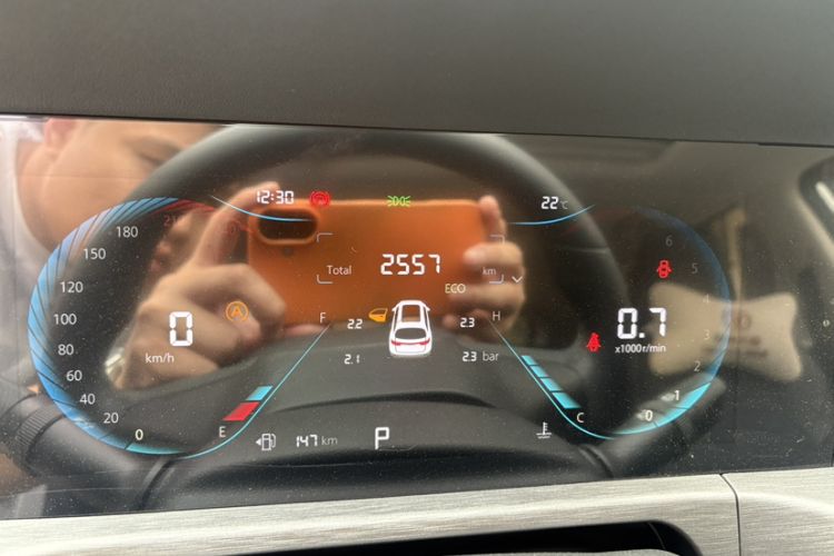 Used CHANGAN CS35PLUS 2023 Enjoy Edition 1.4T DCT Luxury Model Odometer Close Up