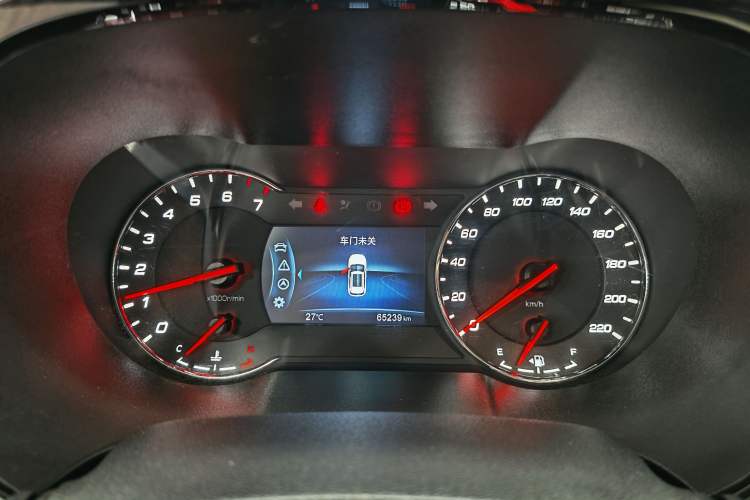 Used CHANGAN CS35PLUS 2018 1.6L Manual Cool Edition China V Standard Odometer Close Up