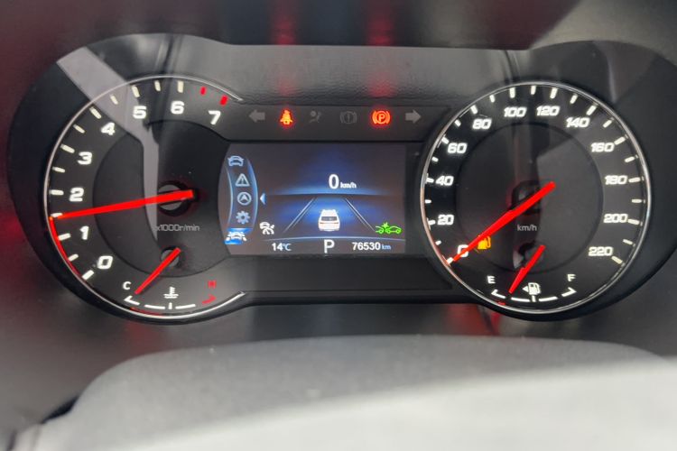 Used CHANGAN CS35PLUS 2018 1.6L Automatic Coolline Version China V Standard Odometer Close Up