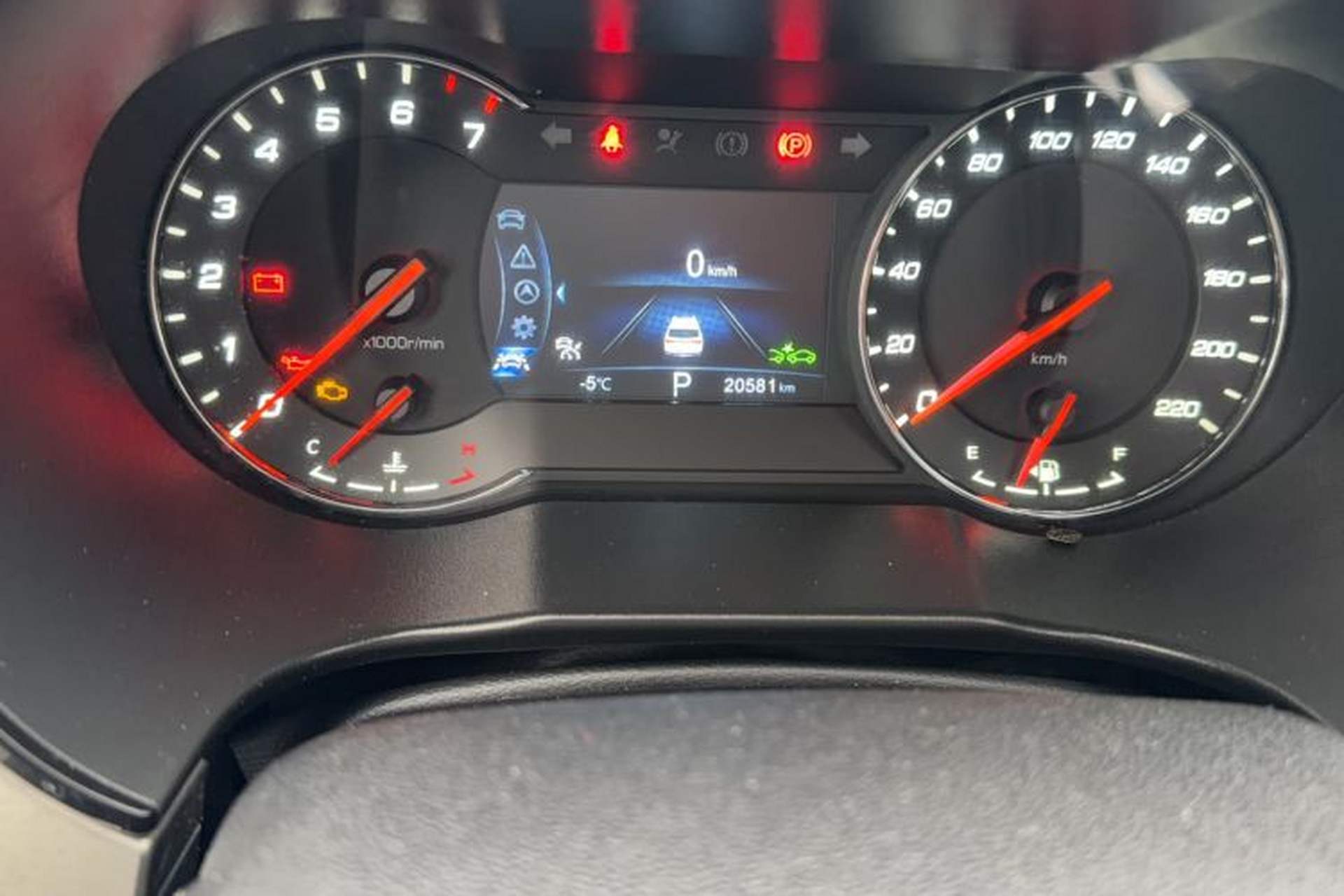 Used CHANGAN CS35PLUS 2018 1.6L Automatic Coolline Version China V Standard Odometer Close Up