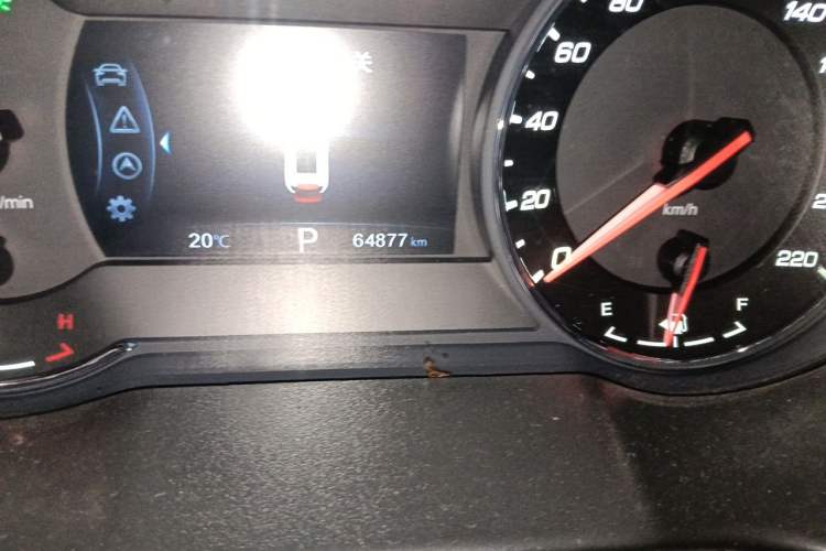 Used CHANGAN CS35PLUS 2018 1.6L Automatic Changlian Edition China V Standard Odometer Close Up