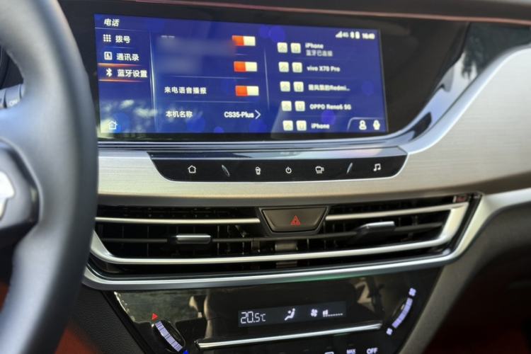 Used CHANGAN CS35PLUS 2019 1.6L Automatic CoolLink Edition Audio And AC Panel
