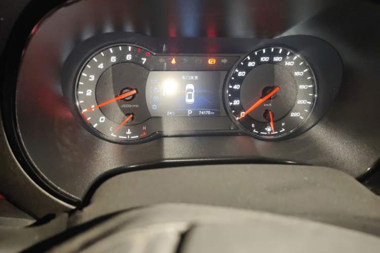 Used CHANGAN CS35PLUS 2019 1.4T DCT Chuanlian Blue Whale Edition Odometer Close Up
