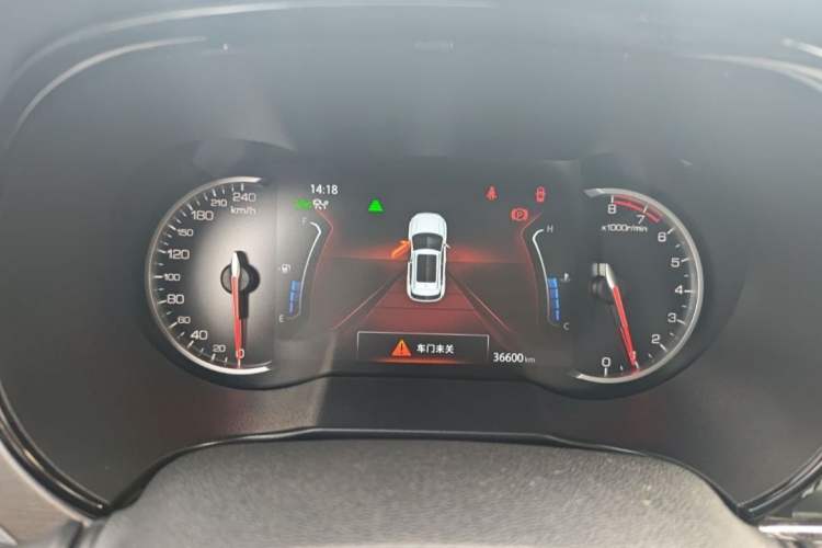 Used CHANGAN CS35PLUS 2019 1.4T DCT Smart Connect Blue Whale Edition Odometer Close Up