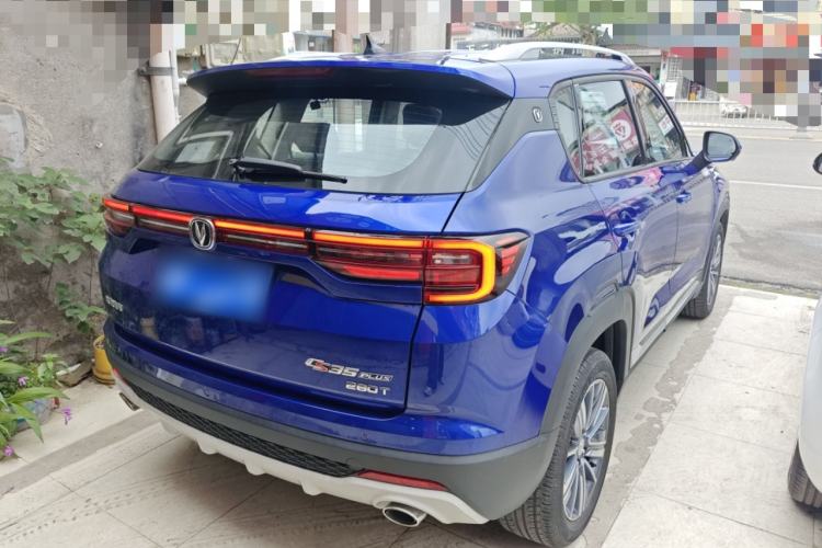 Used CHANGAN CS35PLUS 2019 1.4T DCT Chuanlian Blue Whale Edition Rear Right 45 Deg
