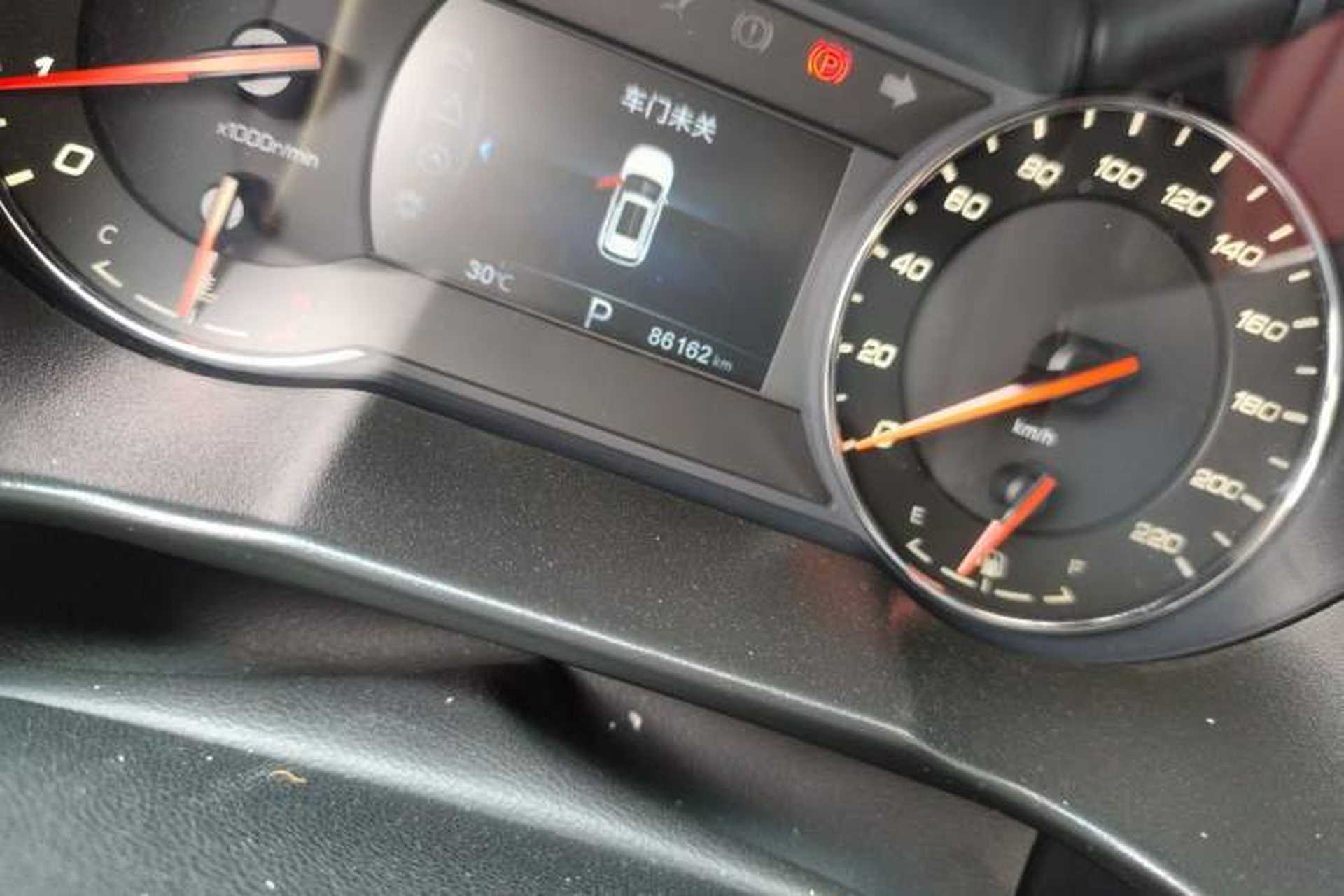 Used CHANGAN CS35PLUS 2019 1.4T DCT Chuanlian Blue Whale Edition Odometer Close Up