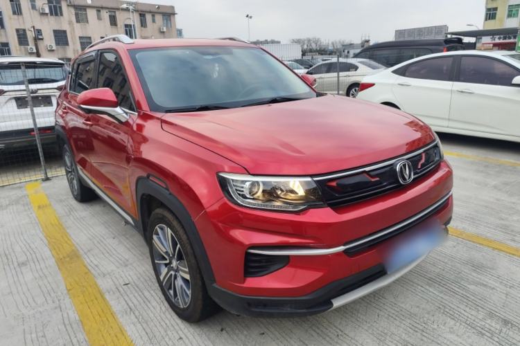 Used CHANGAN CS35PLUS 2019 1.4T DCT Chuanlian Blue Whale Edition Front Right 45 Deg