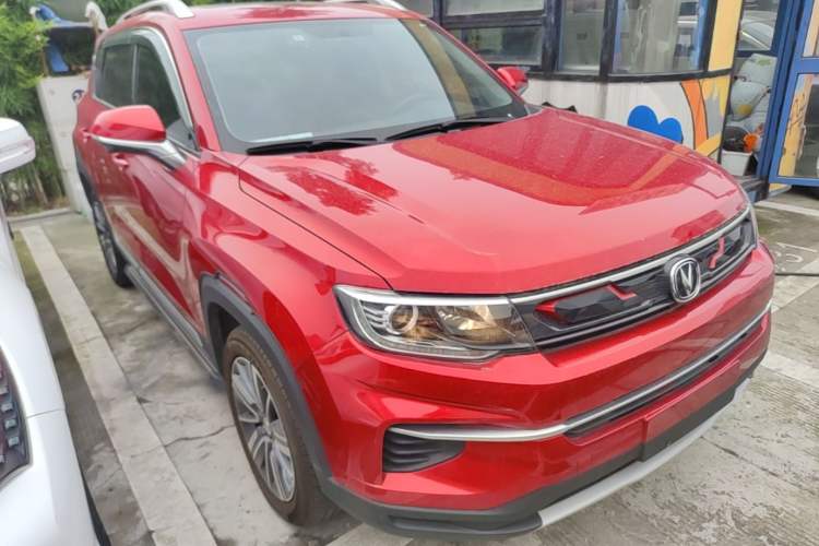 Used CHANGAN CS35PLUS 2019 1.4T DCT Chuanlian Blue Whale Edition Front Right 45 Deg