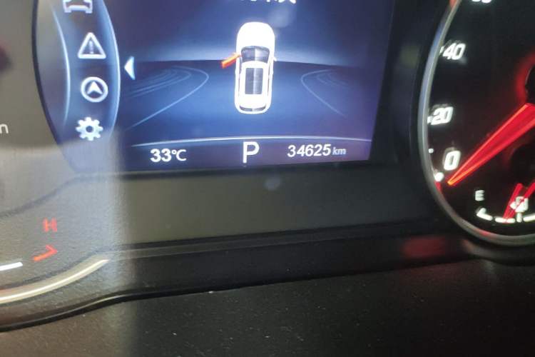 Used CHANGAN CS35PLUS 2019 1.4T DCT Chuanlian Blue Whale Edition Odometer Close Up