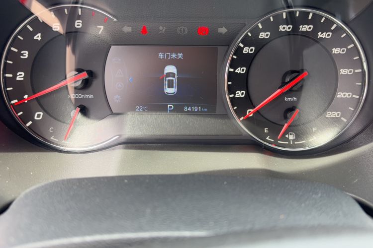 Used CHANGAN CS35PLUS 2019 1.4T DCT Chuanlian Blue Whale Edition Odometer Close Up