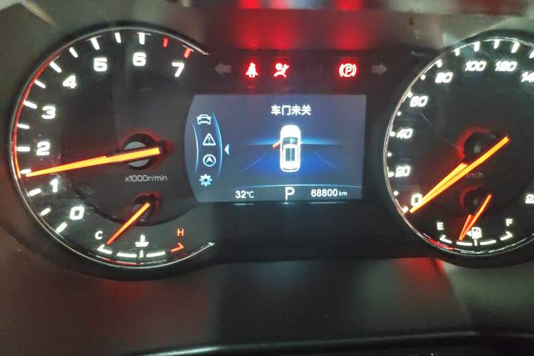 Used CHANGAN CS35PLUS 2019 1.6L Automatic Changlian Edition Odometer Close Up