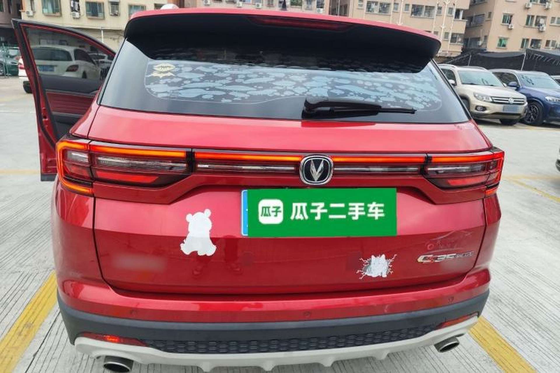 Used CHANGAN CS35PLUS 2019 1.4T DCT Chuanlian Blue Whale Edition Rear