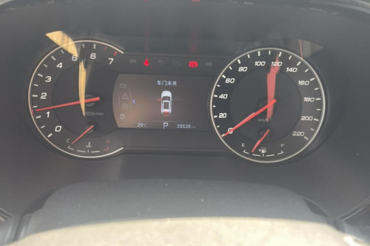 Used CHANGAN CS35PLUS 2019 1.4T DCT Chuanlian Blue Whale Edition Odometer Close Up