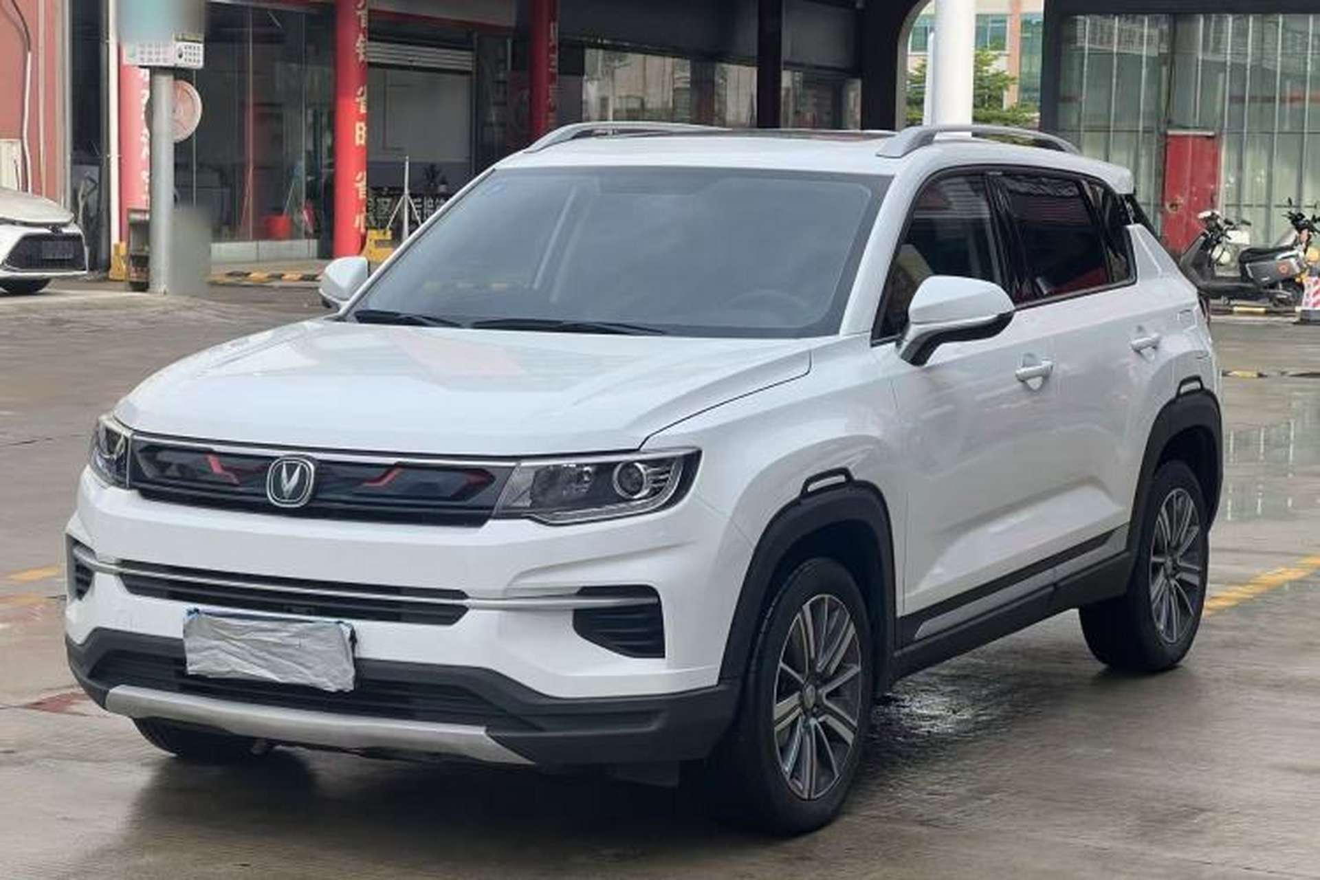 Used CHANGAN CS35PLUS 2019 1.4T DCT New Sharp Blue Whale Edition Front Left 45 Deg