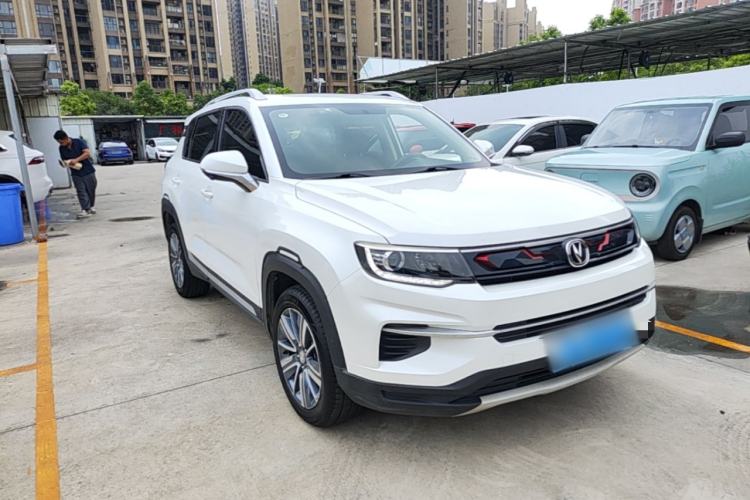 Used CHANGAN CS35PLUS 2019 1.4T DCT Chuanlian Blue Whale Edition Front Right 45 Deg