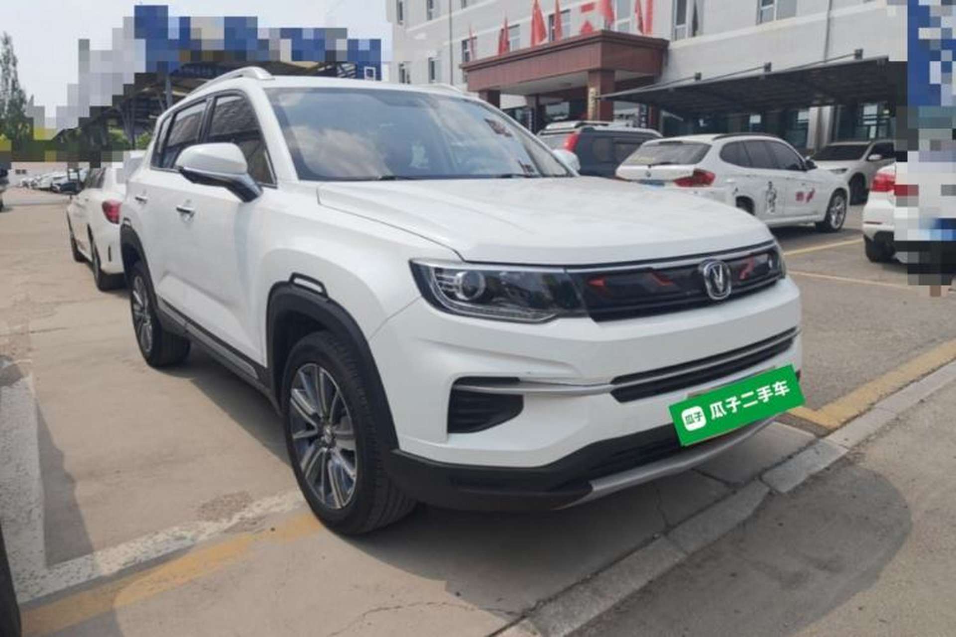 Used CHANGAN CS35PLUS 2019 1.4T DCT Chuanlian Blue Whale Edition Front Right 45 Deg