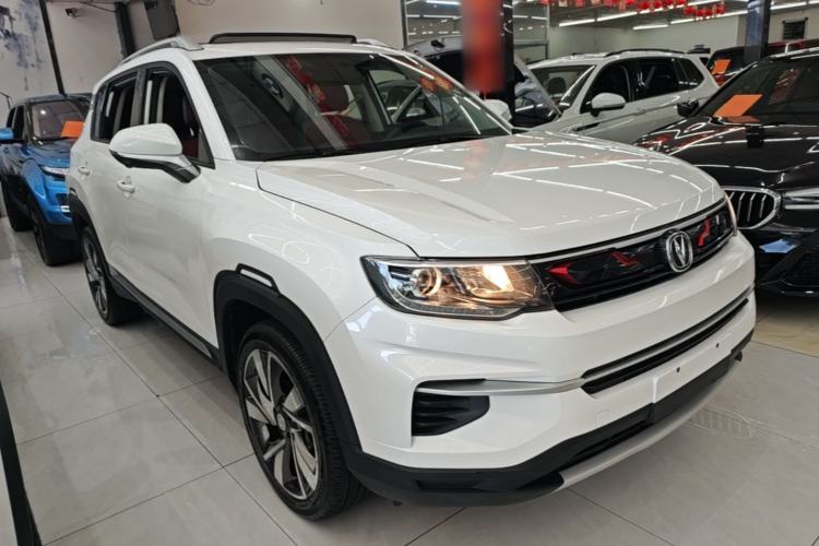 Used CHANGAN CS35PLUS 2019 1.4T DCT CoolLink Blue Whale Edition Front Right 45 Deg