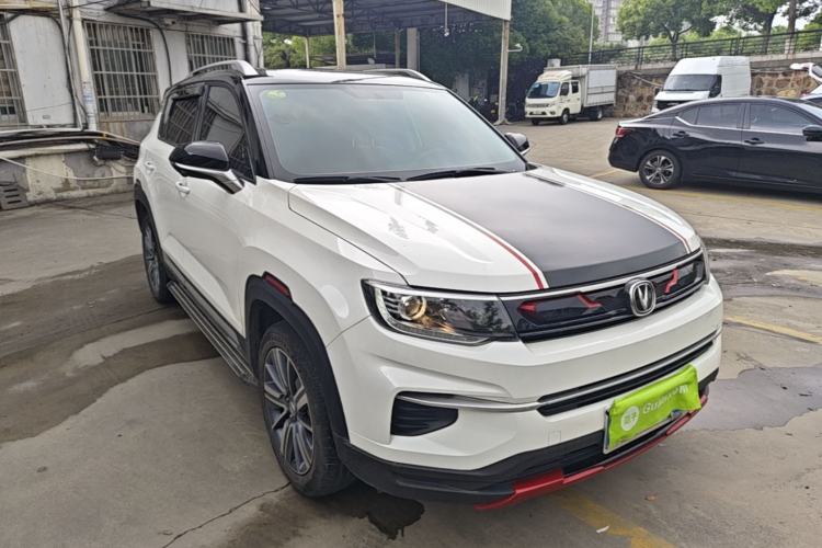Used CHANGAN CS35PLUS 2019 1.4T DCT Chuanlian Blue Whale Edition Front Right 45 Deg