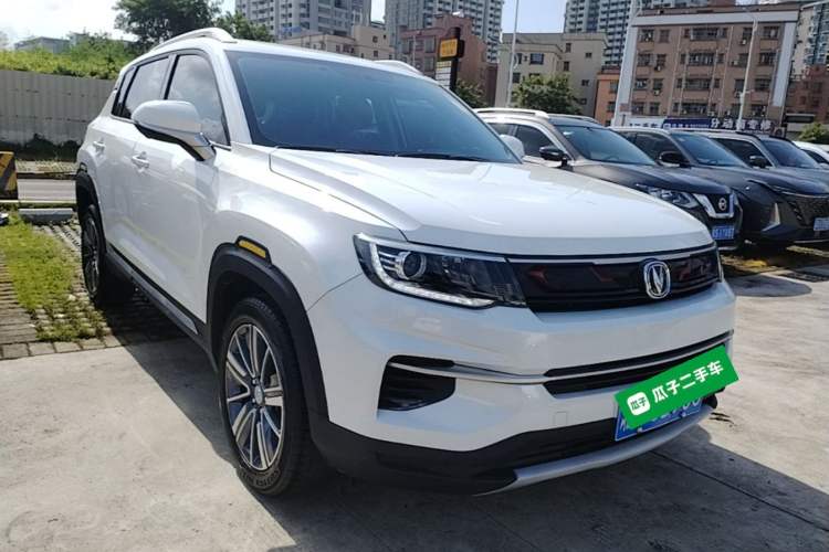 Used CHANGAN CS35PLUS 2019 1.4T DCT Chuanlian Blue Whale Edition Front Right 45 Deg