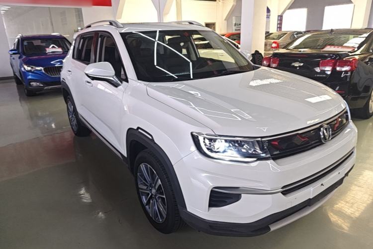 Used CHANGAN CS35PLUS 2019 1.4T DCT Chuanlian Blue Whale Edition Front Right 45 Deg